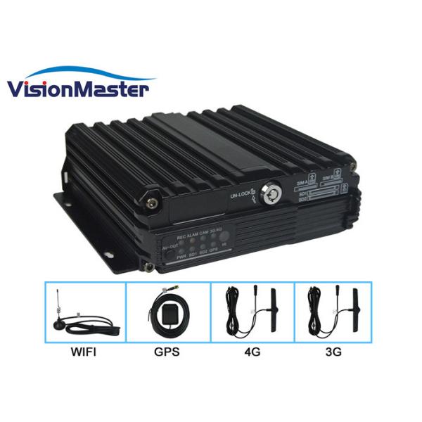 Quality HD Mobile Automobile DVR System , Cmsv6 Client Software Mobile DVR With Wifi for sale