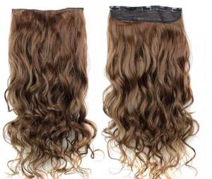  18 Inch Long Virgin Clip In Hair Extensions / Smooth Virgin Remy Hair Clip Ins Manufactures
