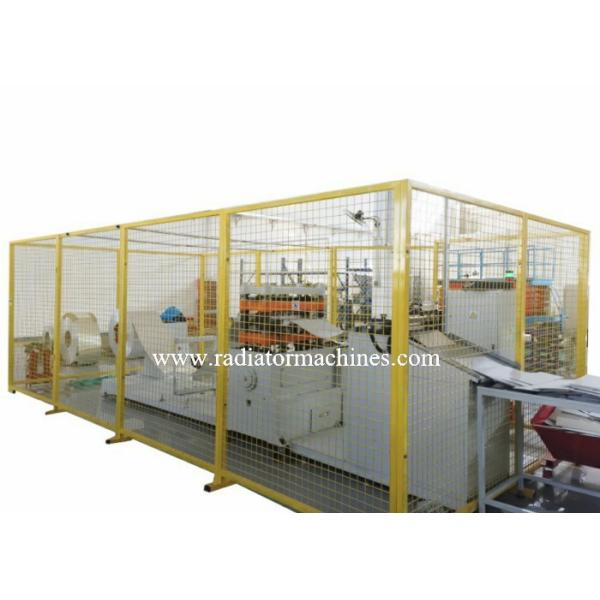 120 SPM Automatic Radiator Flat Top Wavy Fin Making Machine