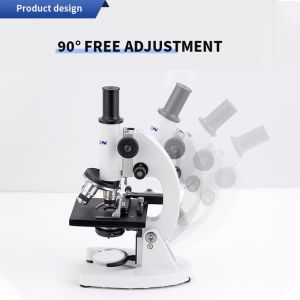 Portable Optical Microscope for Laboratory Teaching and Testing 1600x Magnificat