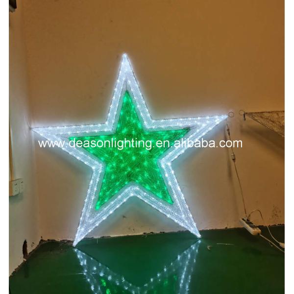 large lighted christmas star