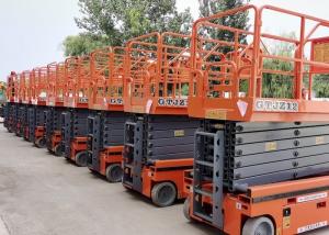  8m To 14m Height Self Propelled Electric Scissor Lift 300kg Mobile Aerial Work Platform Manufactures
