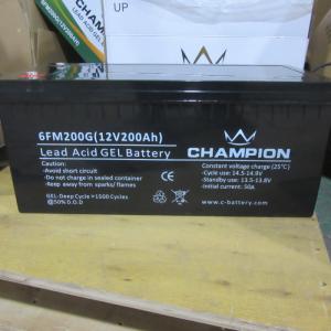 China UPS Lead Acid Rechargeable Battery 12v , Gel Cell Marine Battery M6 Terminal on sale