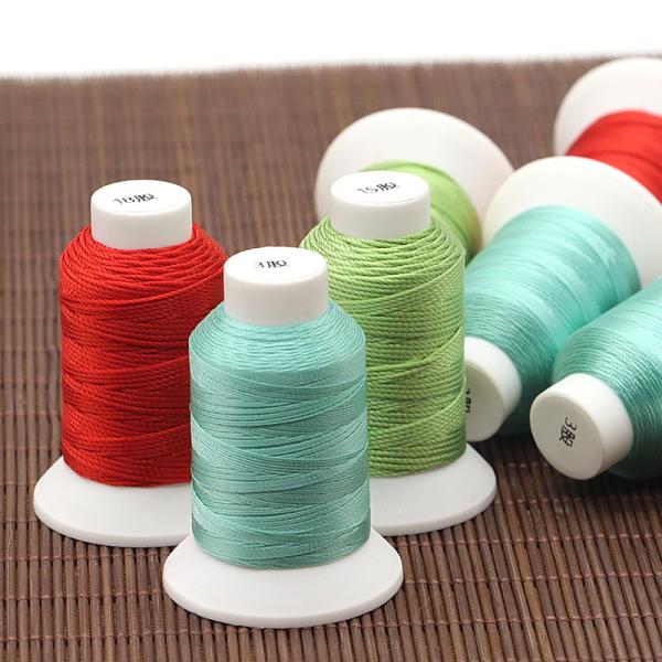 3ply Yarn Count 100% Polyester Sewing Thread TEX90 for Leather Crochet Free Sample