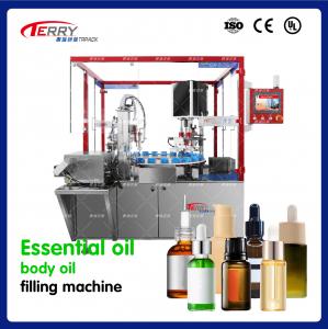  OEM 2 Nozzles Essential Oil Filling And Capping Equipment Manufactures