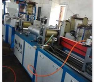  Small PVC Heat Shrink Tubing Flat Blown Film Extrusion Machine 5.5KW Motor Power Manufactures