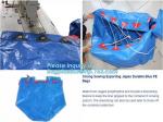 STRONG SEWING EXPORTING JAPAN DURABLE BLUE PE BAGS, HOUSEHOLD WATERPROOF