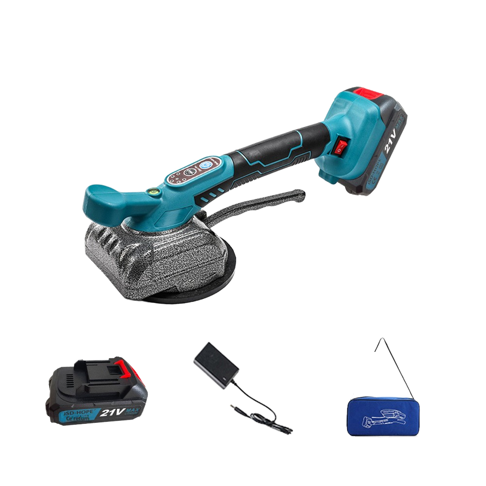 High-Power Electric Tile Vibrator - Automatic Floor Leveling Tool with Vibration System
