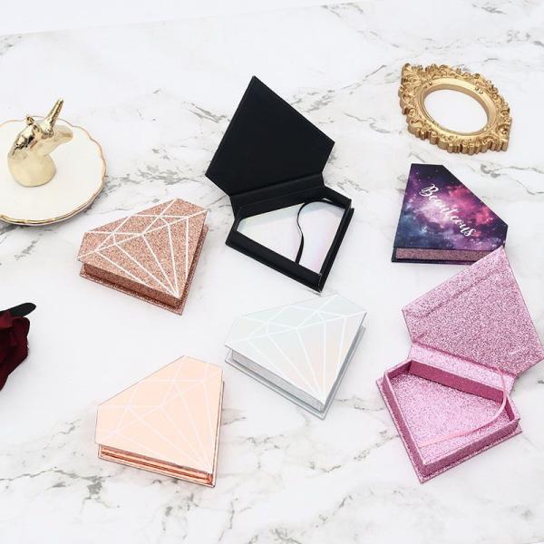Paper Custom False Eyelash False Nail Packaging Boxes Cardboard Magnet Packaging Box