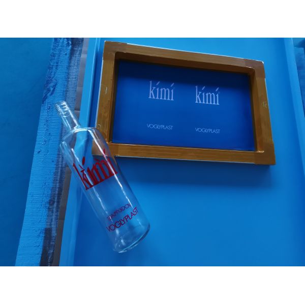 Semi-Automatic Screen Printing Machine for Bottle Printing