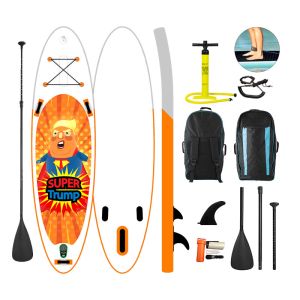  2022 new design inflatable stand up padlle board soft top air inflate sup paddle board with fins Manufactures