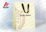 275g Silver Card Paper Retail Packaging Bags , Hot Stamping Thanksgiving Paper