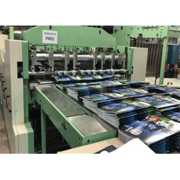 Quality Microcomputer Control HMI Exercise Book Making Machine for sale