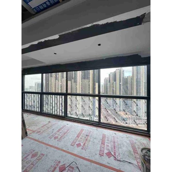 Quality Manual / Automatic Aluminium Sliding Windows With Horizontal / Vertical Opening System for sale