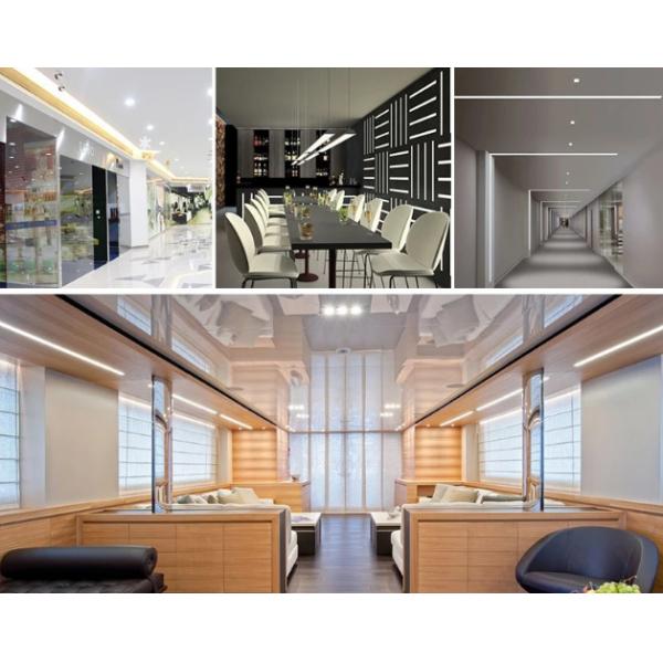 220V Diffuser Office Pendant Light Pure White 48 Watt High Brightness