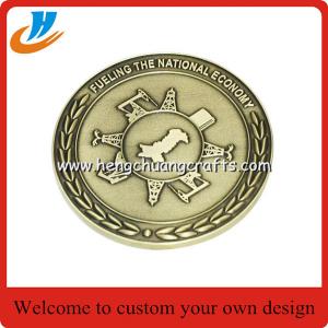  Souvenir coin,challenge military coin with gold silver antique brass plated Manufactures