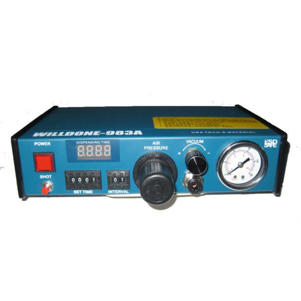 Willdone 983A Digital Semi Automatic Pneumatic Glue Dispenser, Glue Dispensing Machine