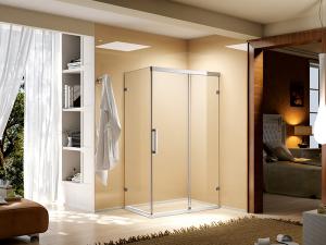  Tempered Glass Bathroom Shower Units Enclosure LBS7801 Sanitary Grade Manufactures