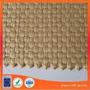 China natural raffia straw cloth weave cloth made of raffia fiber for hat on sale