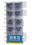Grooving Carbide Insert Turning Tools TiAlN Coated Special Triangle Shape