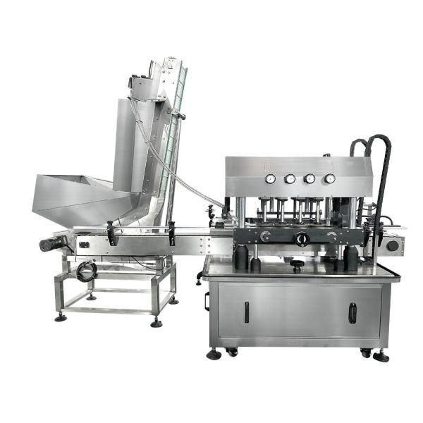 Fully Automatic Eight Wheel Rubbing Machine Plastic Screw Cap Filling Machine