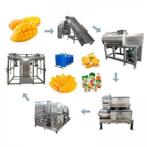  Food Grade Fresh Mango Juice / Jam Production Plant SUS316 Manufactures