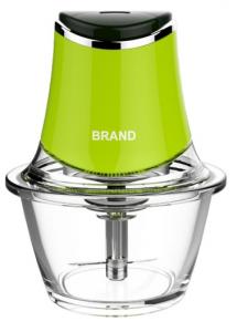  Durable Powerful Mini Food Processor 300W With 1.2L Glass Bowl Manufactures