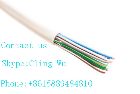 Indoor Cat3 Telephone Cable 20 Pairs Bare copper UTP CAT3 Cable Black