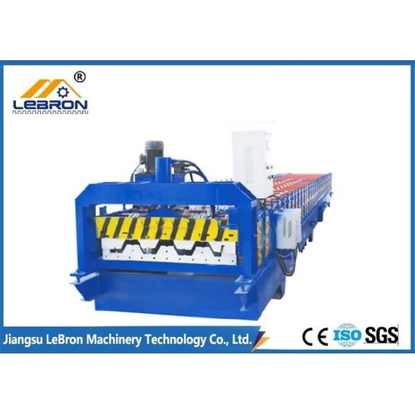 Quality 2018 new type roof tile machine PLC control automatic new floor deck roll forming machine  made in China for sale