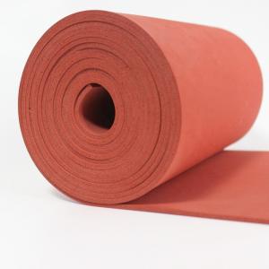China Close Cell Silicone Rubber Sheet Impression Fabric Surface 0.5 - 1.0g/Cm3 Density on sale