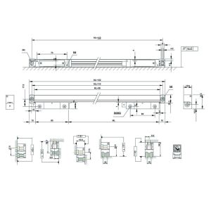 50 500 Mm 0.02mm Linear Dro Scale Micro Linear Encoder For Milling Machine