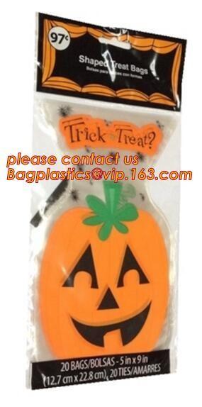 Halloween Tote Bag Kids Pumpkin Bat Ghost Spider Gift Bags Halloween Props Children Toys Trick Treat Candy Bag bagease