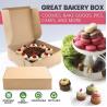 Buy cheap Locking Walls Corrugated Brown Cake Box Heavy Duty Kraft Bakery Box from wholesalers