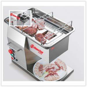 China 600w Fresh Meat Cutting Machine 250kg/H Meat Cutter Slicer on sale