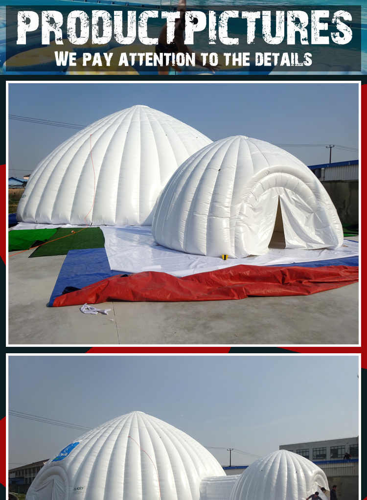 Large Inflatable Dome Tent Inflatable Igloo Tent
