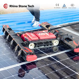 Solar Panel Cleaning Robot Solar Panel Machine Wet and Dry Solar Panel Cleaning