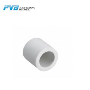 China Engineering White Modified Ptfe Plastic Bushing Thermoplastic on sale