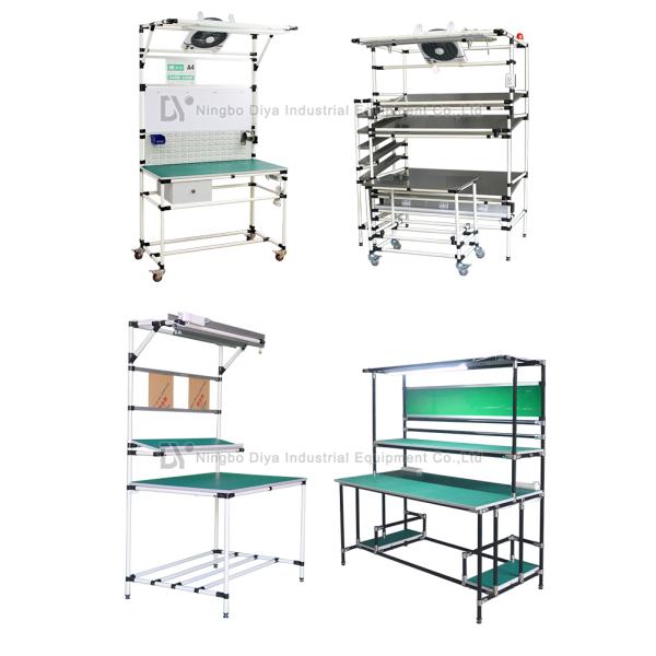 Multi - Function Lean Production Line Table Roller track workbench
