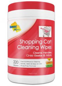 China 220 Dry Wipes For Shopping Cart Cleaning Wipes Manufacturer Kill 99.999% Of Bacteria on sale