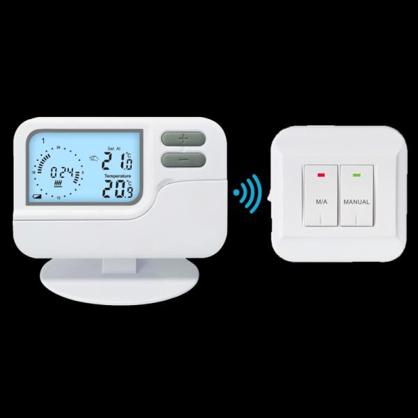 Quality 230V RF Programmable Thermostat Wireless 7 Day Smart Thermostat Temperature Control Platform Designed for Climate Management and Remote Monitoring for sale