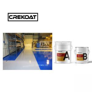  Adhesion Water Based Epoxy Floor Paint Low VOC Epoxy Floor Top Coat Low Odor Manufactures
