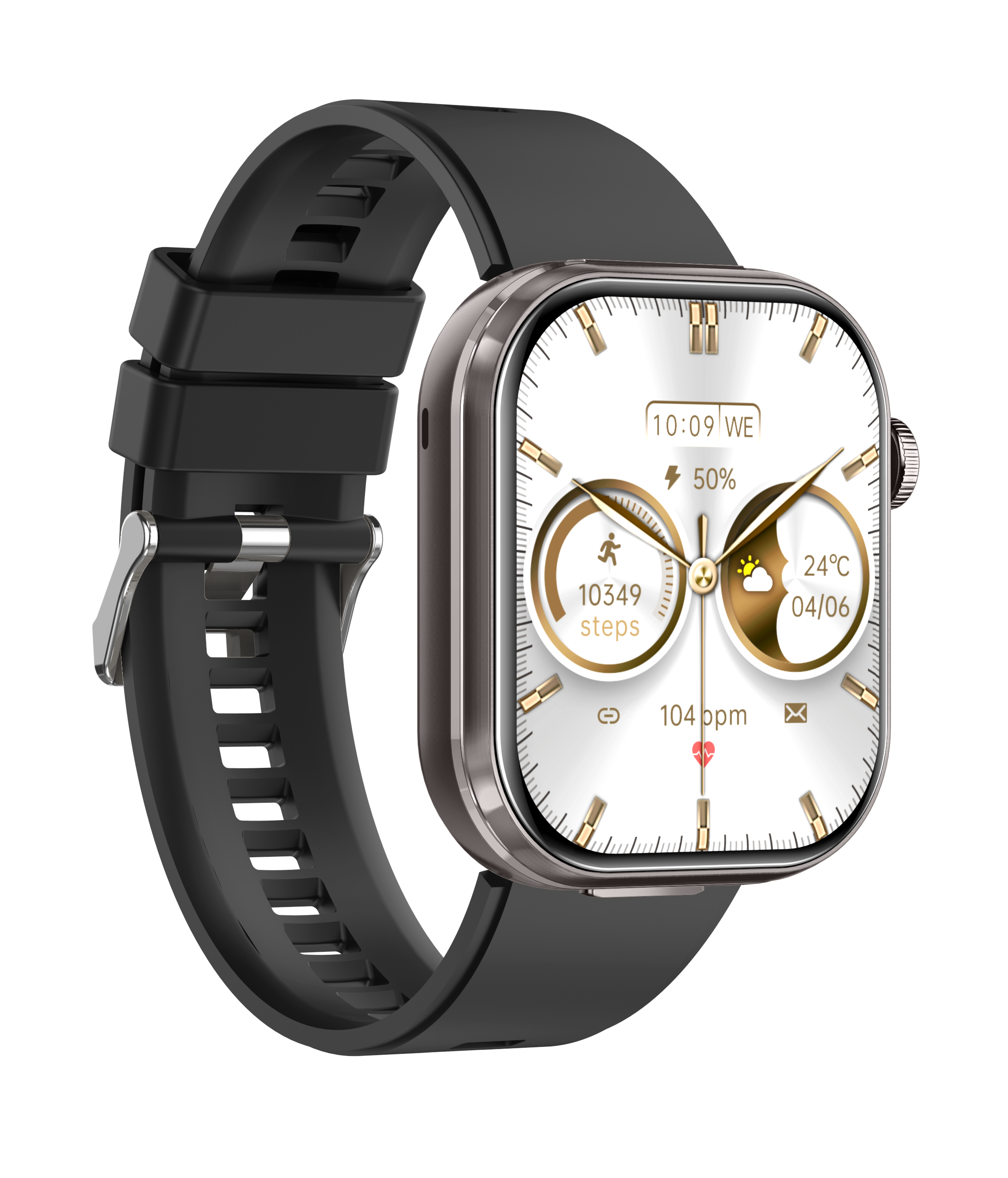 8763EW BLE5.0 Chipset 2 In 1 Smart Watch with Call And Message Notifications and Bluetooth Headset Support