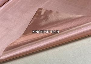  Red Copper Wire Mesh Screen For RFI Shielding , Faraday Cages And Others Manufactures