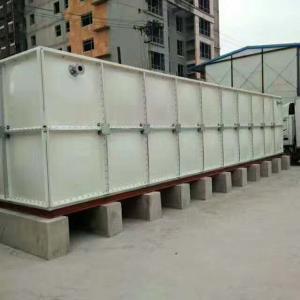 China 1000m3 GRP Frp Smc Moulded Plastic Water Storage Tanks For Underground on sale