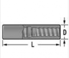 Crossover Coupling Sleeves R28 Thread System Standart Coupling Sleeves Length 150 - 170