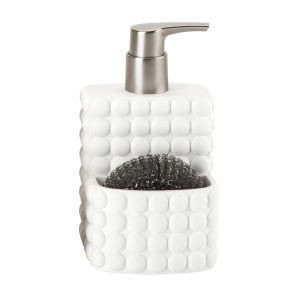 2N1 Polyresin Kitchen Utility Caddy Multi-Function With Dot Pattern