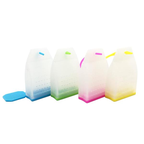 Quality Factory Supply Biodegradable Empty Tea Bags With String Custom Design Resealable Sloth Teapot Filter Basket Silicone infuser for sale