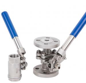 China US Market Flange Connection Form 2-Piece Spring Return Ball Valve with Durable Design on sale