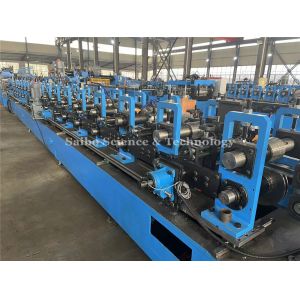Automatically 90 Degree Hat Roll Forming Machine With Servo Feeding And Punching