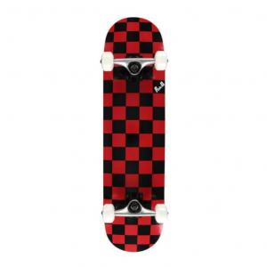  YOBANG OEM Punked Skateboards Checker Red Complete Skateboard - 7.75 x 31.5 Manufactures